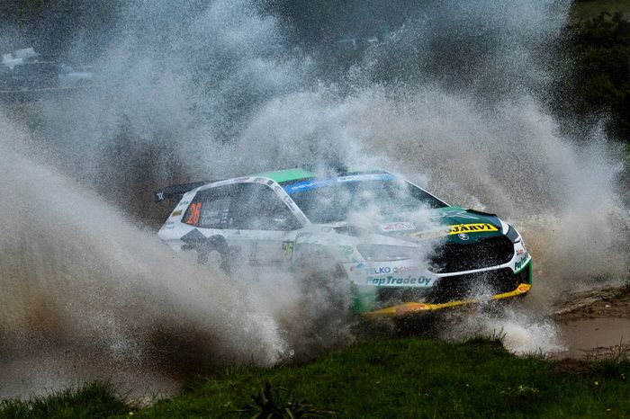 Emil Lindholm, Reeta Hämäläinen, Toksport WRT Skoda Fabia Evo Rally2