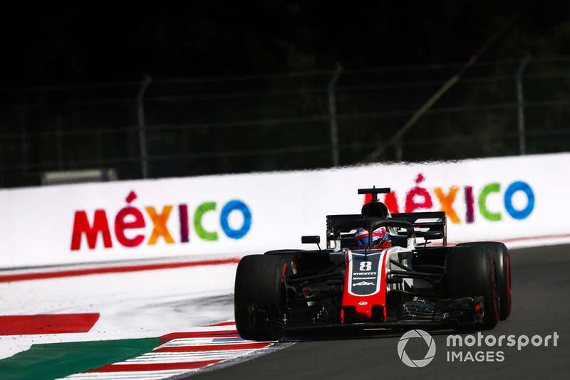 18: Romain Grosjean, Haas F1 Team VF-18, 1:16.911 (incluidas 3 posiciones de sanción)