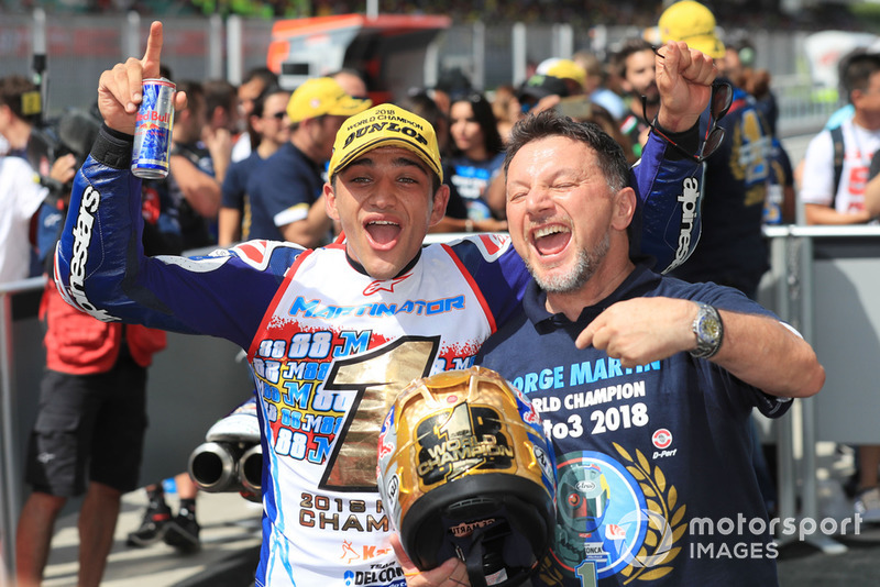 Le Champion du monde Moto3 2018, Jorge Martín
