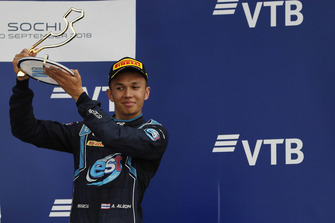 Podium: third place Alexander Albon, DAMS