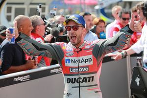 Pole sitter Andrea Dovizioso, Ducati Team