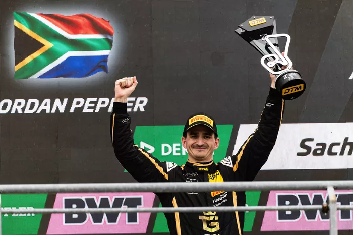 Podium: third place Jordan Pepper, Grasser Racing Team