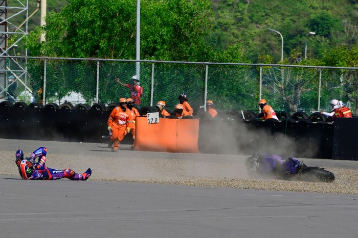 Джек Миллер, Pramac Racing Crash