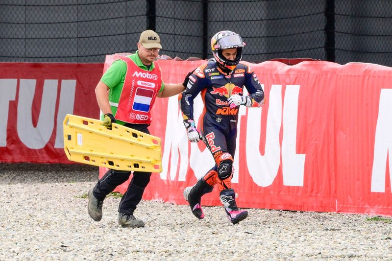 Enea Bastianini, chute de la Red Bull KTM Tech 3