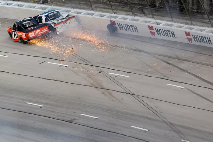 Giovanni Ruggiero, TRICON Garage Toyota, Kaden Honeycut, 45 Niece Motorsports Chevrolet