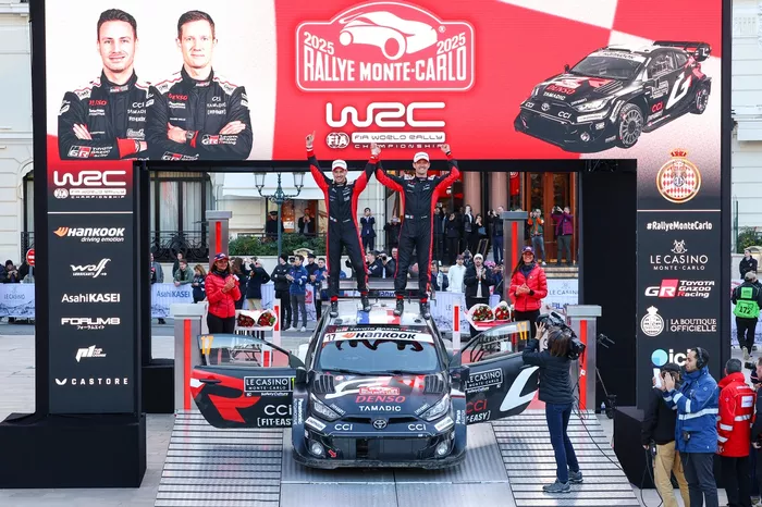 Winner Sébastien Ogier, Vincent Landais, Toyota Gazoo Racing WRT Toyota GR Yaris Rally1