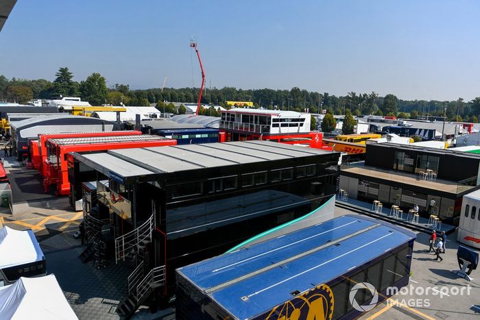 Hospitalities de la F1 en Monza