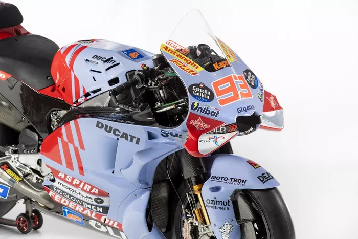 Marc Marquez, livrea della moto Gresini Racing