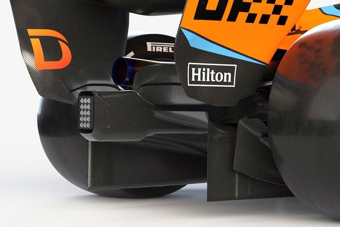 McLaren MCL60, detalle difusor