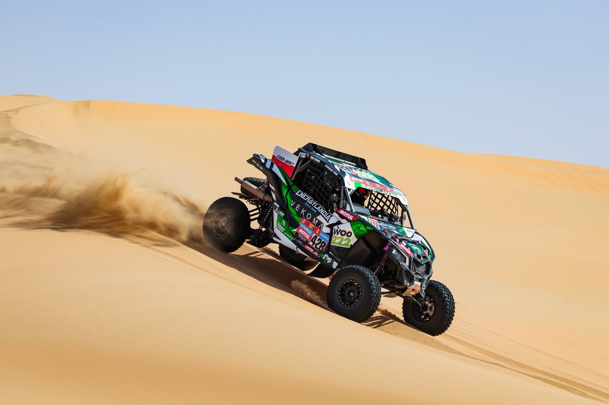 #428 Cobant-Energylandia Rally Team BRP: Eryk Goczal, Oriol Mena