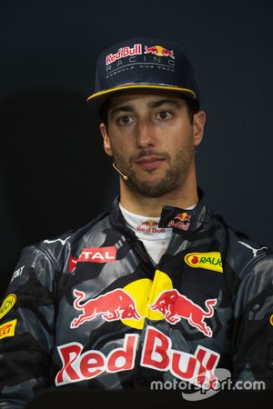 Daniel Ricciardo, Red Bull Racing en la Conferencia de prensa FIA