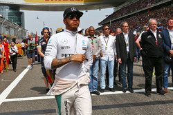 Lewis Hamilton, Mercedes AMG F1 Team on the grid
