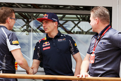 Max Verstappen, Red Bull Racing met vader Jos Verstappen