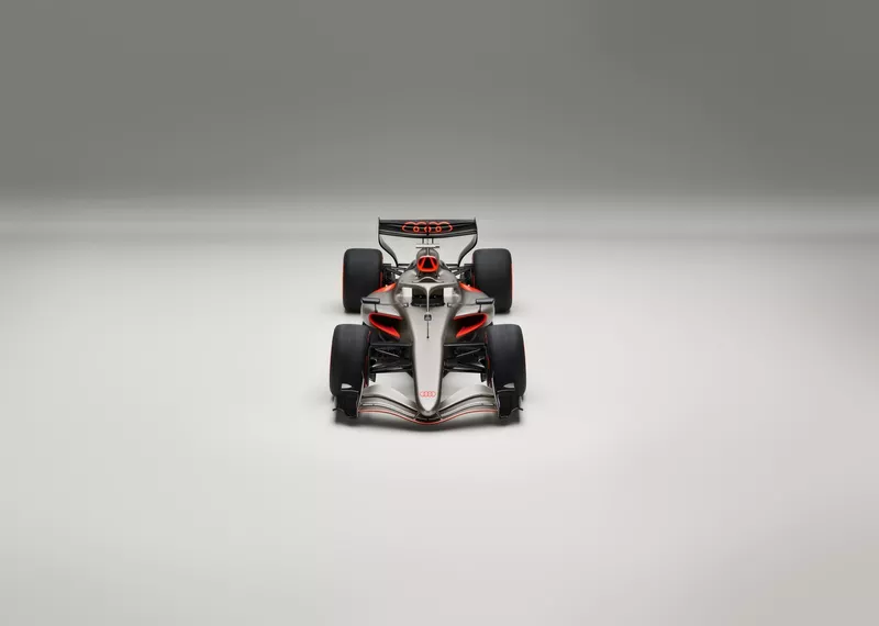 La livrée du concept RS26 de l'Audi F1 Team
