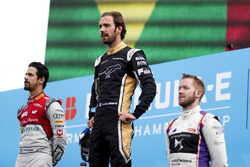 Yarış galibi Jean-Eric Vergne, Techeetah, 2. Lucas di Grassi, Audi Sport ABT Schaeffler, 3. Sam Bird, DS Virgin Racing
