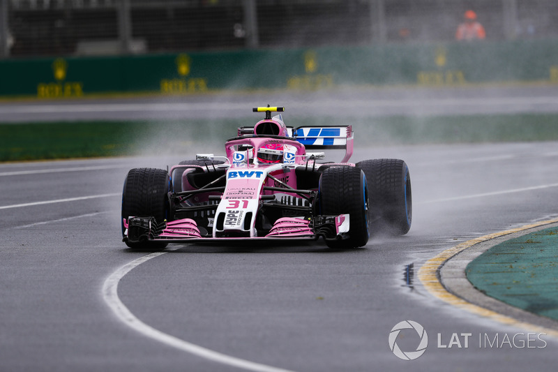 Esteban Ocon, Force India VJM11 Mercedes