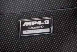 El McLaren-Cosworth Ford MP4/8A de Ayrton Senna