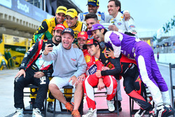 Foto dos ex-pilotos de F1 na Corrida de Duplas