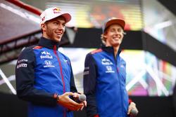 Pierre Gasly, Toro Rosso, et Brendon Hartley, Toro Rosso