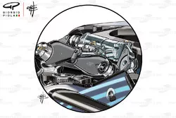 Mercedes W09, damper