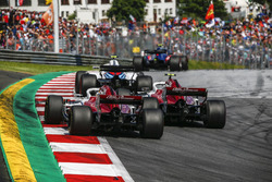 Marcus Ericsson, Sauber C37 and Charles Leclerc, Sauber C37