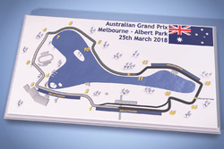 Melbourne Grand Prix pist haritası