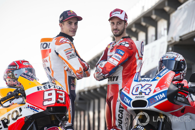 Marc Marquez, Repsol Honda Team, Andrea Dovizioso, Ducati Team