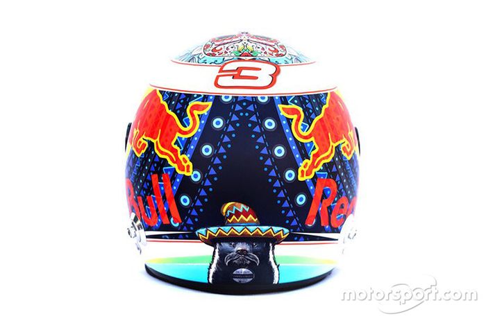 Daniel Ricciardo'un Meksika özel kaskı, Red Bull Racing