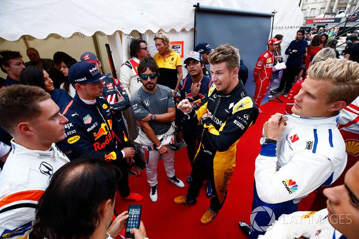 Stoffel Vandoorne, McLaren, Max Verstappen, Red Bull, Fernando Alonso, McLaren, Carlos Sainz Jr., Scuderia Toro Rosso, Nico Hulkenberg, Renault Sport F1 Team, Marcus Ericsson, Sauber