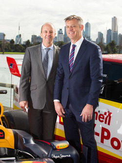 AGPC CEO Andrew Westacott and Supercars CEO James Warburton
