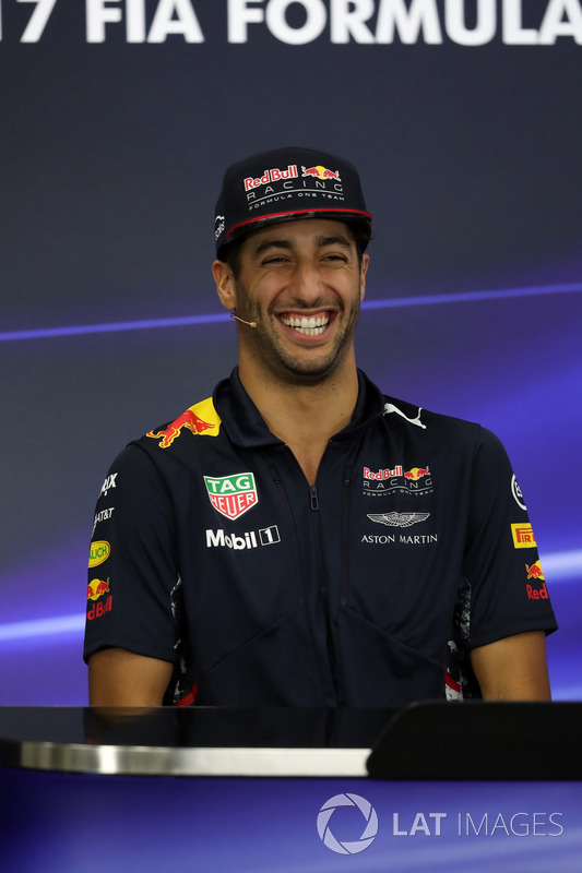 Daniel Ricciardo, Red Bull Racing in the Press Conference