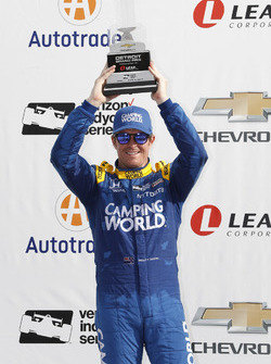 Podium : le deuxième Scott Dixon, Chip Ganassi Racing Honda