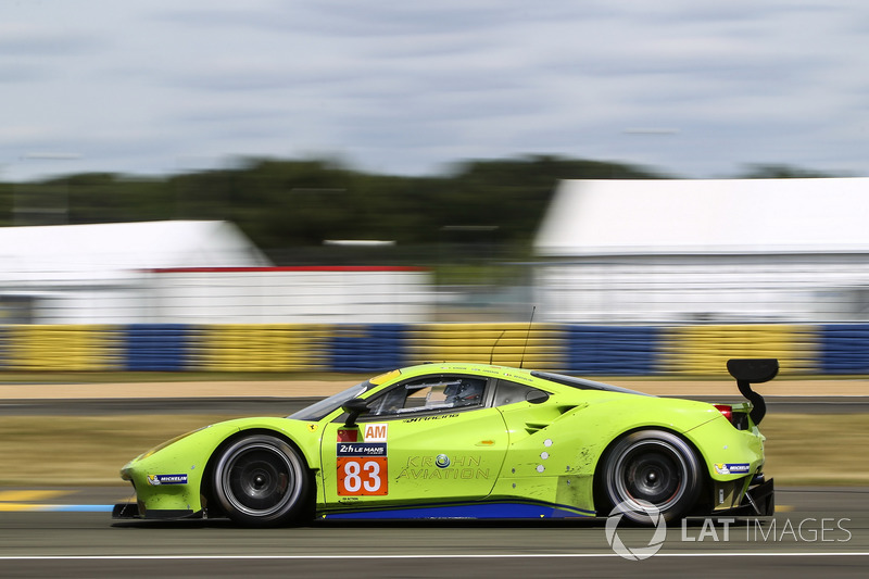 #83 DH Racing, Ferrari 488 GTE: Tracy Krohn, Niclas Jonsson, Andrea Bertolini