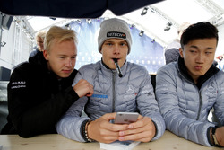 Nikita Mazepin, Hitech Grand Prix, Dallara F317 - Mercedes-Benz, Ralf Aron, Hitech Grand Prix, Dalla