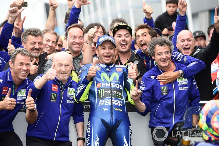 Ganador de la carrera Valentino Rossi, Yamaha Factory Racing