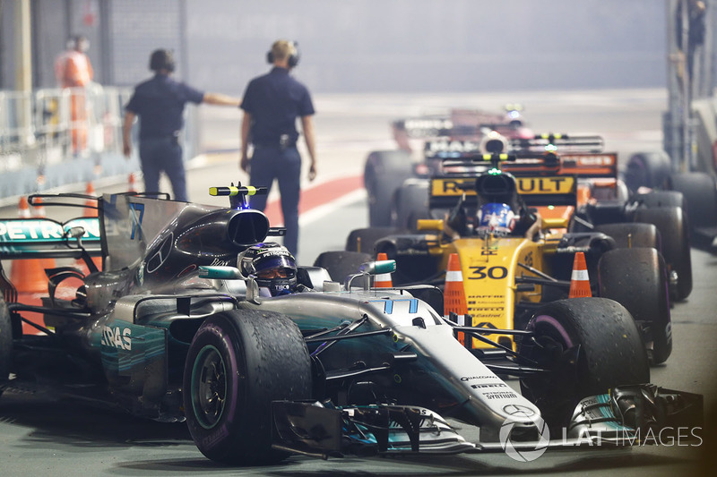 Valtteri Bottas, Mercedes AMG F1 W08 takes 3rd