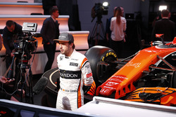 Fernando Alonso, McLaren, mit der Presse