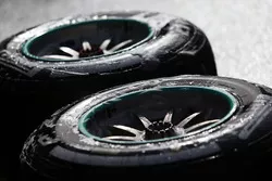 Pirelli tyres are washed