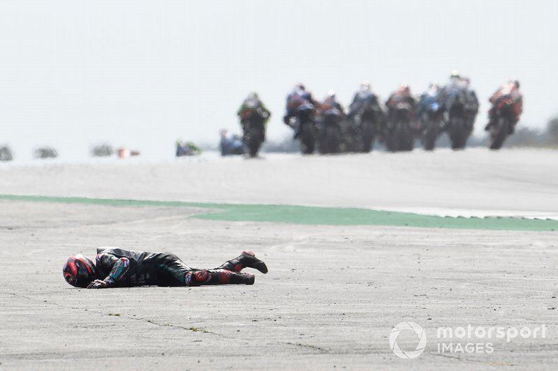 Accidente de Fabio Quartararo, Petronas Yamaha SRT 