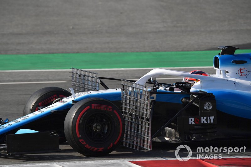 Williams FW42 with aero sensors