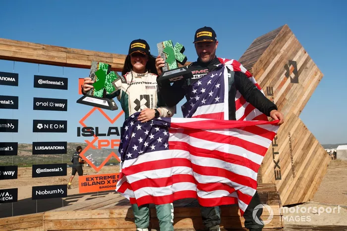 Segundo lugar Sara Price, Kyle Leduc, Chip Ganassi Racing