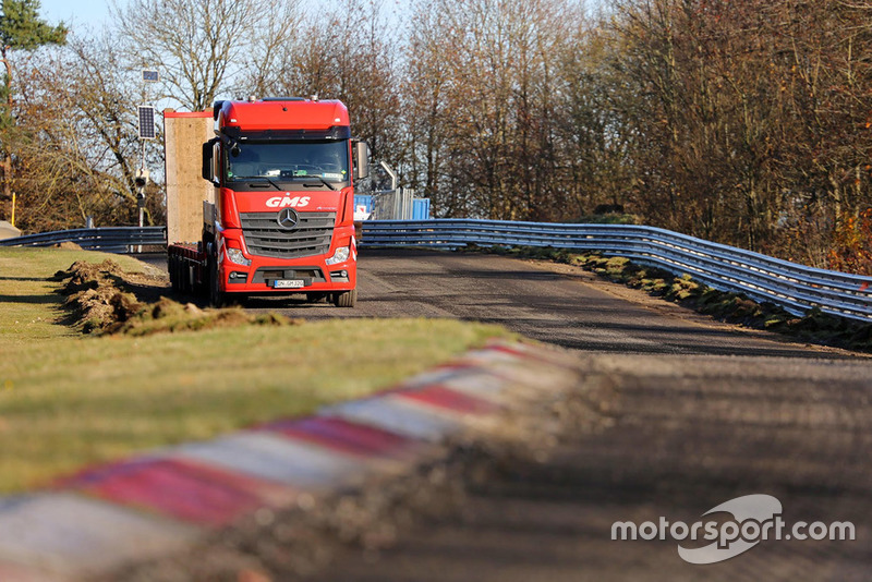 Bauarbeiten an der Nürburgring-Nordschleife