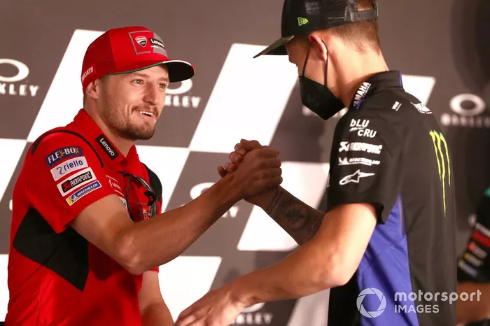 Jack Miller, Ducati Team, Fabio Quartararo, Yamaha Factory Racing