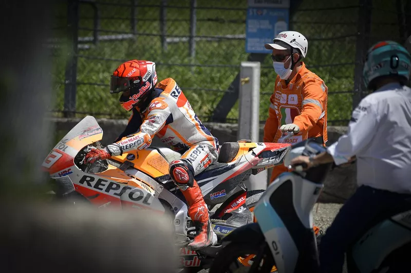 Caída de Marc Márquez, Repsol Honda Team