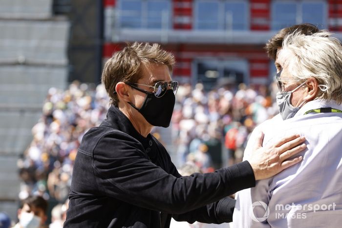 Los actores Tom Cruise y Michael Douglas