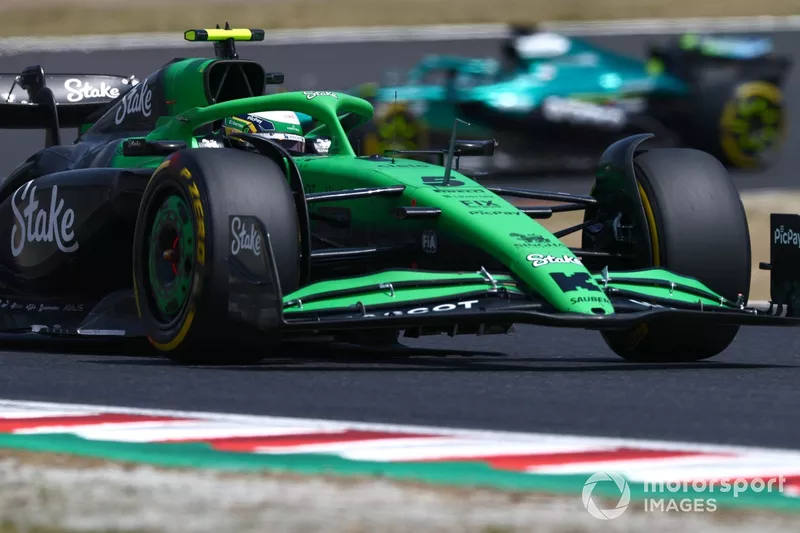 Lance Stroll, Aston Martin Racing, Gabriel Bortoleto, Sauber