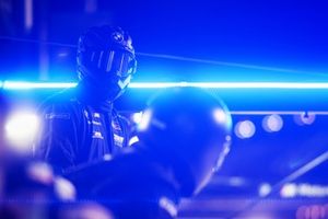 Equipo de boxes del BMW M Team RLL 
