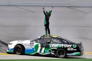 Race winner Justin Haley, Kaulig Racing, Chevrolet Camaro