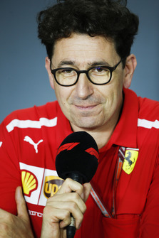 Mattia Binotto, Chief Technical Officer, Ferrari, in a Press Conference