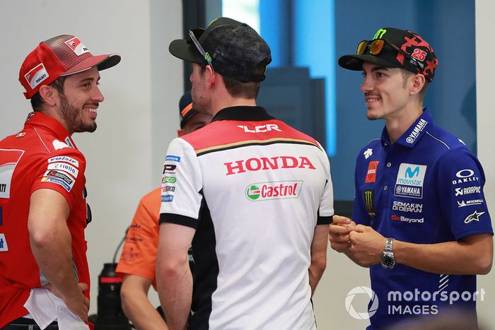 Andrea Dovizioso, Ducati Team, Cal Crutchlow, Team LCR Honda, Maverick Viñales, Yamaha Factory Racing